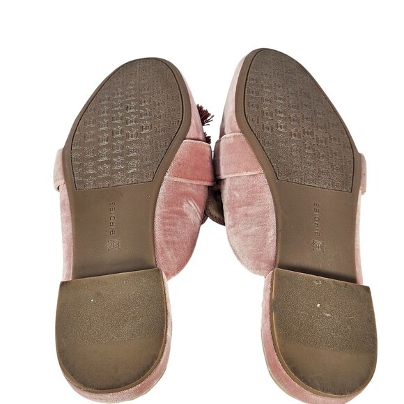 Birdies Women's Velvet Tassel Sandals in Dusty Rose 9 Quiet Luxury Old Money - Picture 10 of 15